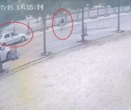 OTOMOBİL YAYAYA ÇARPTI