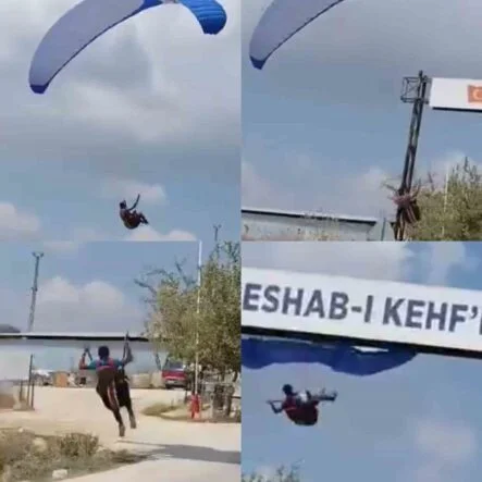 MERSİN'DE İKİ AYRI PARAŞÜT KAZASI: BİRİ DİREĞE TAKILDI, DİĞERİ DENİZE DÜŞTÜ