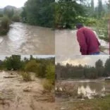 MERSİN'DE KUVVETLİ YAĞIŞ, SU TAŞKINLARINA NEDEN OLDU