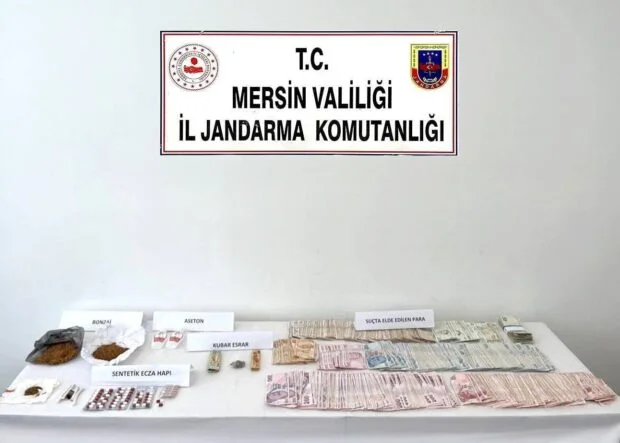 MERSİN’DE UYUŞTURUCU OPERASYONU 4 ŞÜPHELİ YAKALANDI
