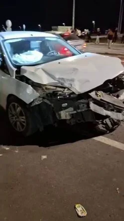 DİYARBAKIR'DA TRAFİK KAZASI: 2 YARALI