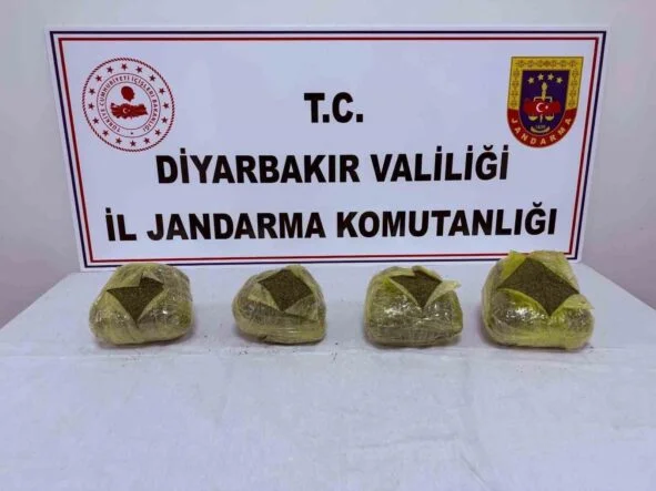 DİYARBAKIR'DA UYUŞTURUCU OPERASYONU: 38 KİLO ESRAR ELE GEÇİRİLDİ