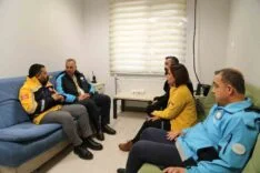 SAĞLIK MÜDÜRÜ ASİLTÜRK 112 ÇAĞRI MERKEZİNDE GÖREVE KATILDI