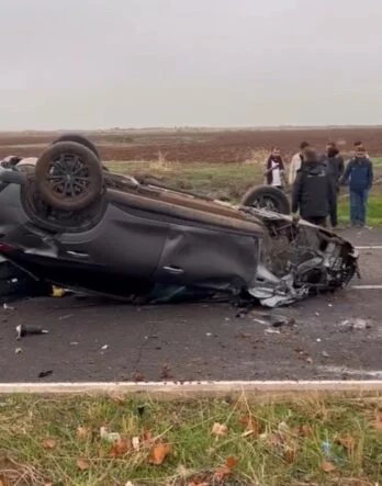 DİYARBAKIR'DA OTOMOBİL TAKLA ATTI: 1 YARALI