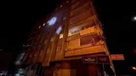 DİYARBAKIR’DA KOLONLARINDAN SES GELEN 8 KATLI APARTMAN TAHLİYE EDİLDİ