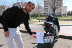 MOTOSİKLET SÜRÜCÜSÜNE 'EMNİYET KEMERİ TAKMAMAK' CEZASI