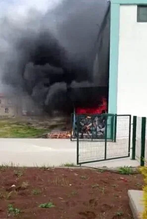 OSB’de korkutan yangın