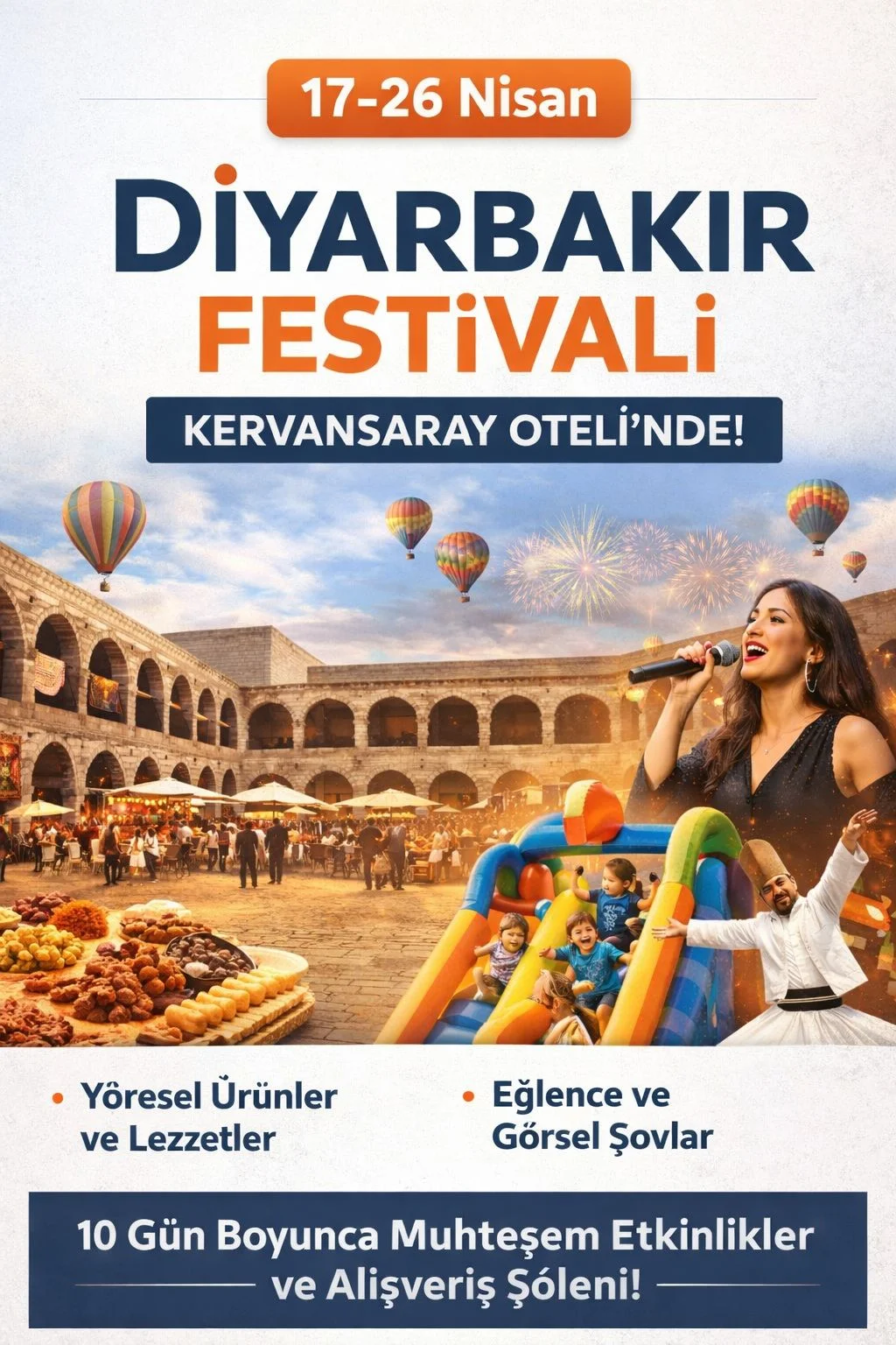 DİYARBAKIR’DA BÜYÜK FESTİVAL HEYECANI BAŞLIYO