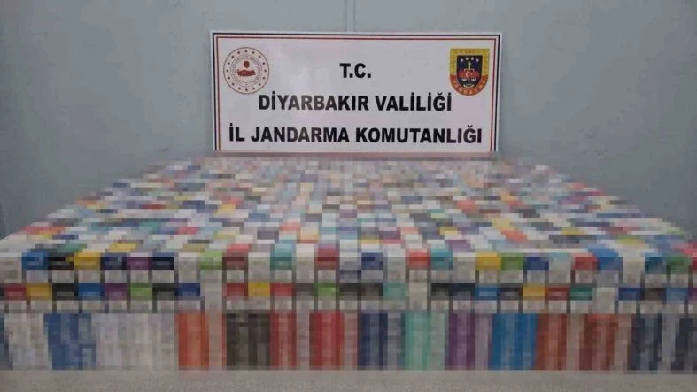 DİYARBAKIR’DA 40 BİN PAKET KAÇAK SİGARA ELE GEÇİRİLDİ