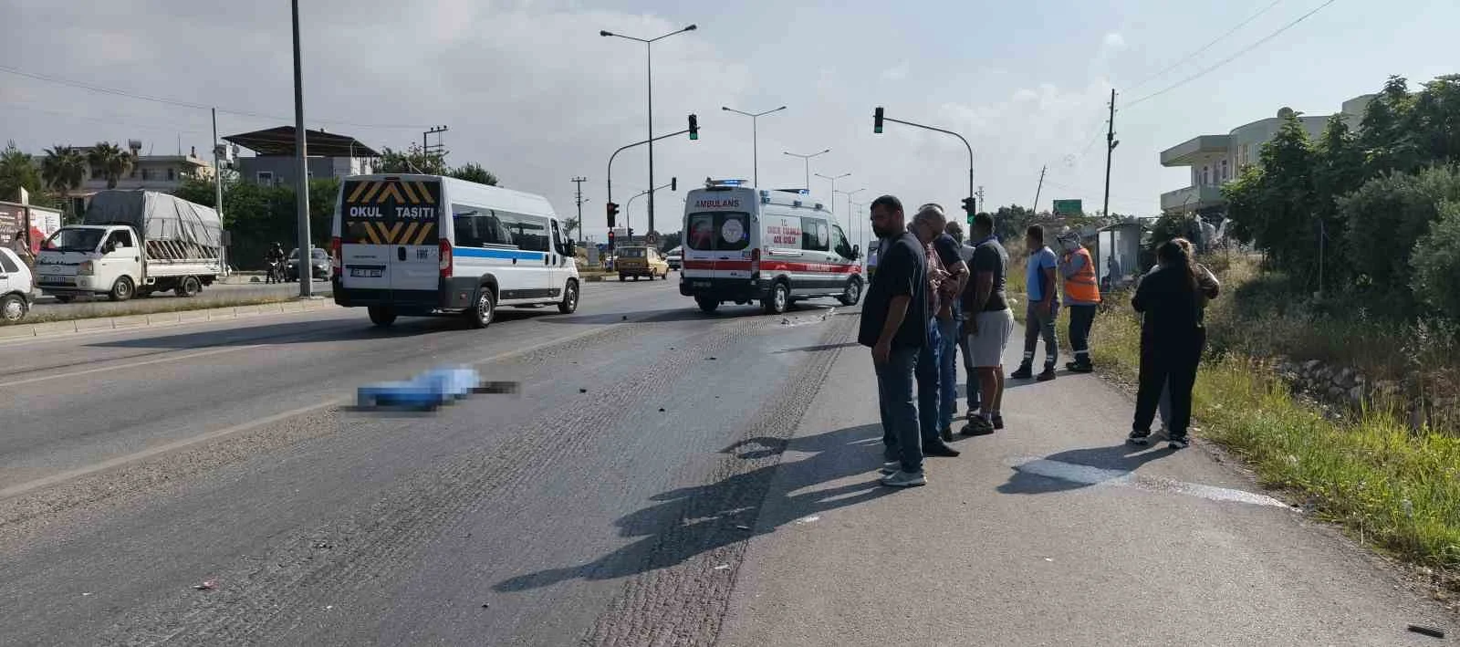 Mersin’de trafik kazası: 1 ölü, 1 yaralı