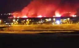 DİYARBAKIR’DA KORKUTAN YANGIN
