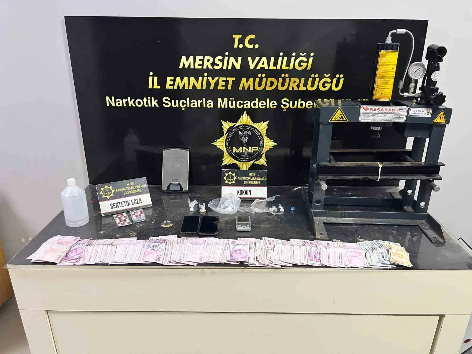 Mersin’de uyuşturucu operasyonu: 3 şüpheli tutuklandı