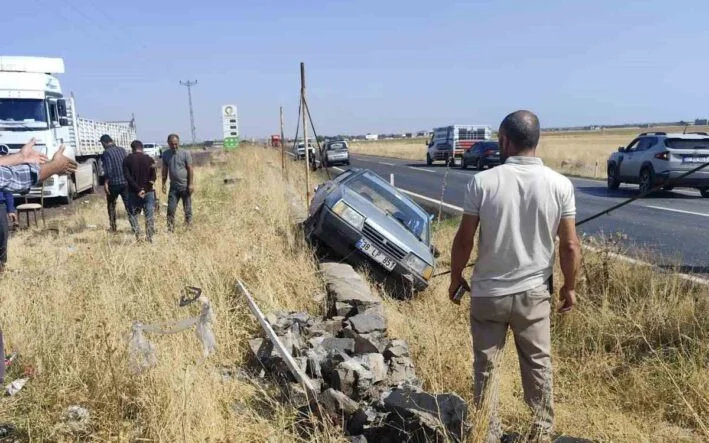 Diyarbakır’da trafik kazası: 1 yaralı