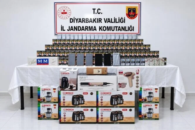 Diyarbakır’da kaçakçılık operasyonlarında 32 şüpheli hakkında işlem yapıldı